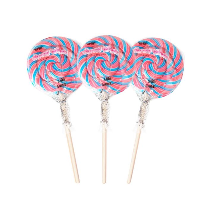 Sweet Whirl Extra Large Bubblegum Lollipop (180g)