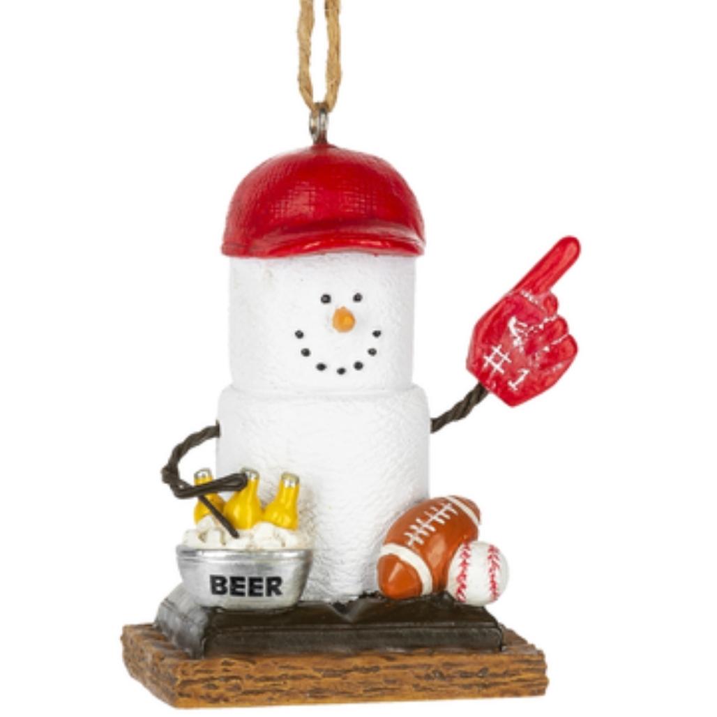 Ganz Toasted S'mores Sports Fan Ornament