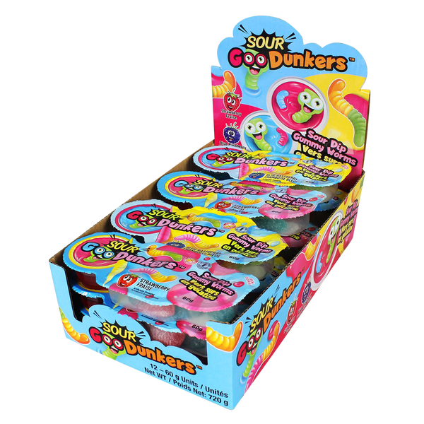 Sour Goo Gummy Worm Dunkers (60g)