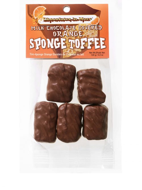 Sponge Toffee Milk Chocolate Orange (100g)