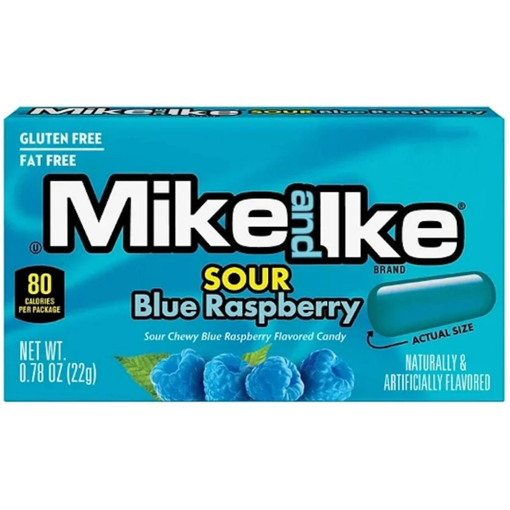 Mike & Ike Sour Blue Rasberry Mini Pack (22g)