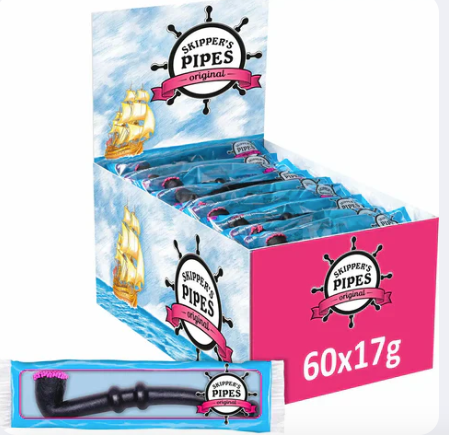 Black Licorice Skipper's Pipes (17g)
