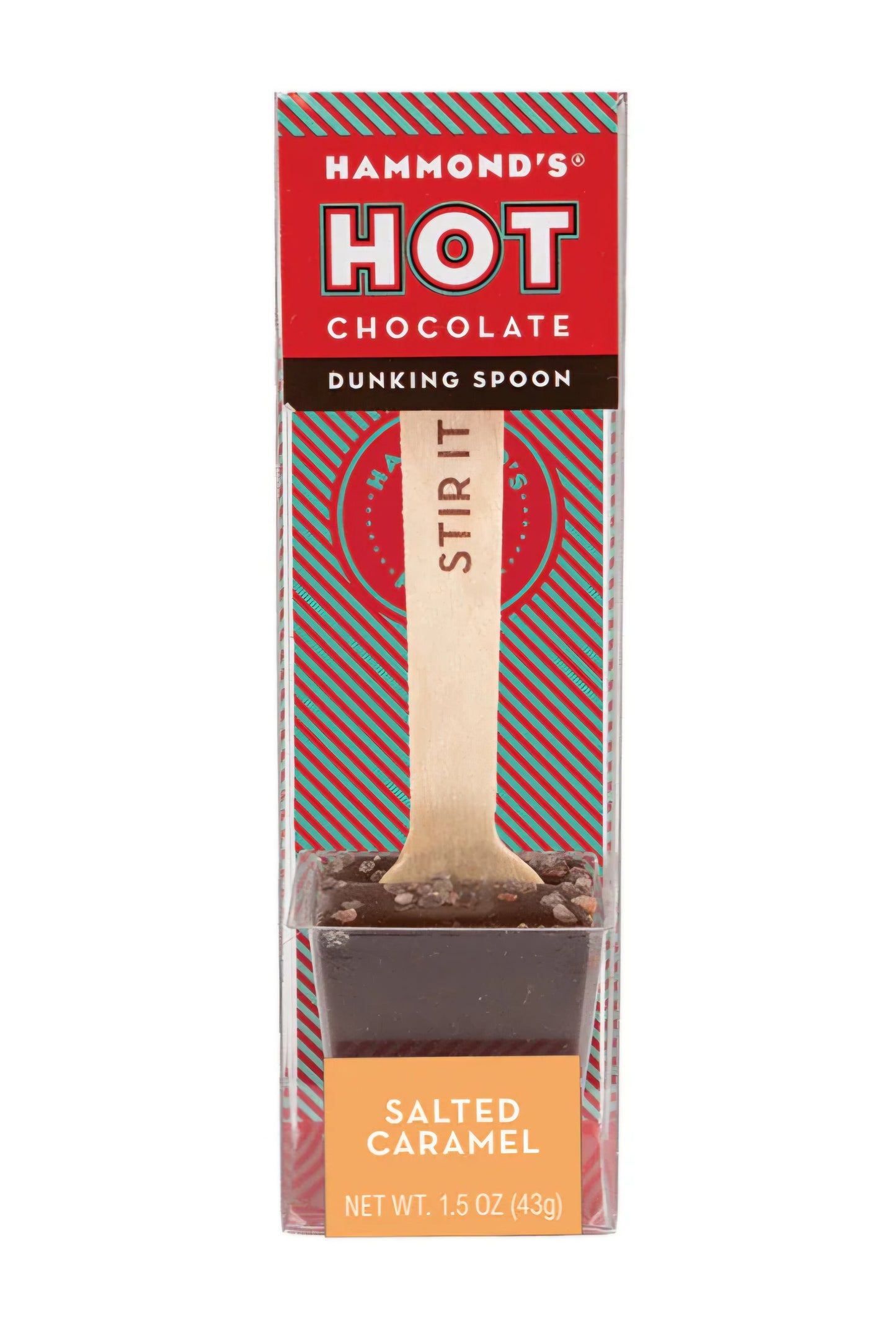 Hammond's Sailted Caramel Dark Chocolate Dunking Spoon (43g)