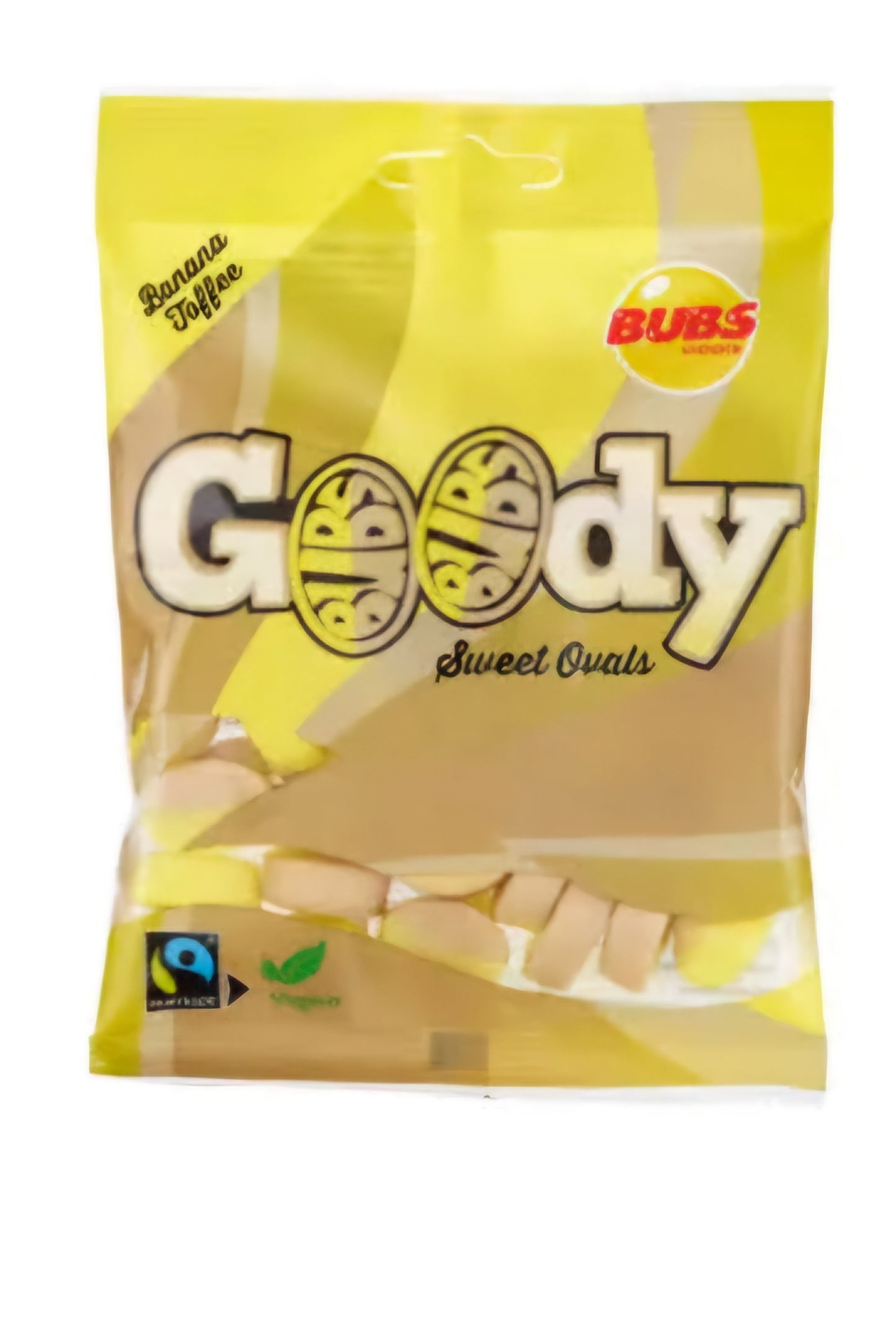 Bubs Goody Banana Toffee Squishy Ovals (90g)