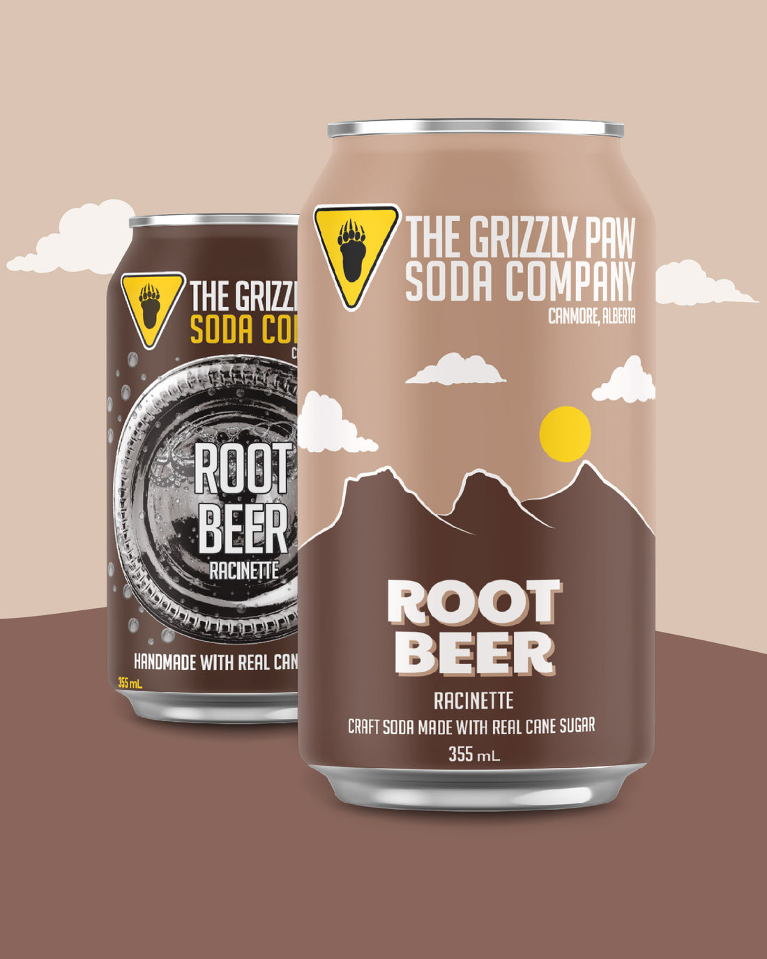 Grizzly Paw Root Beer Soda (355ml)