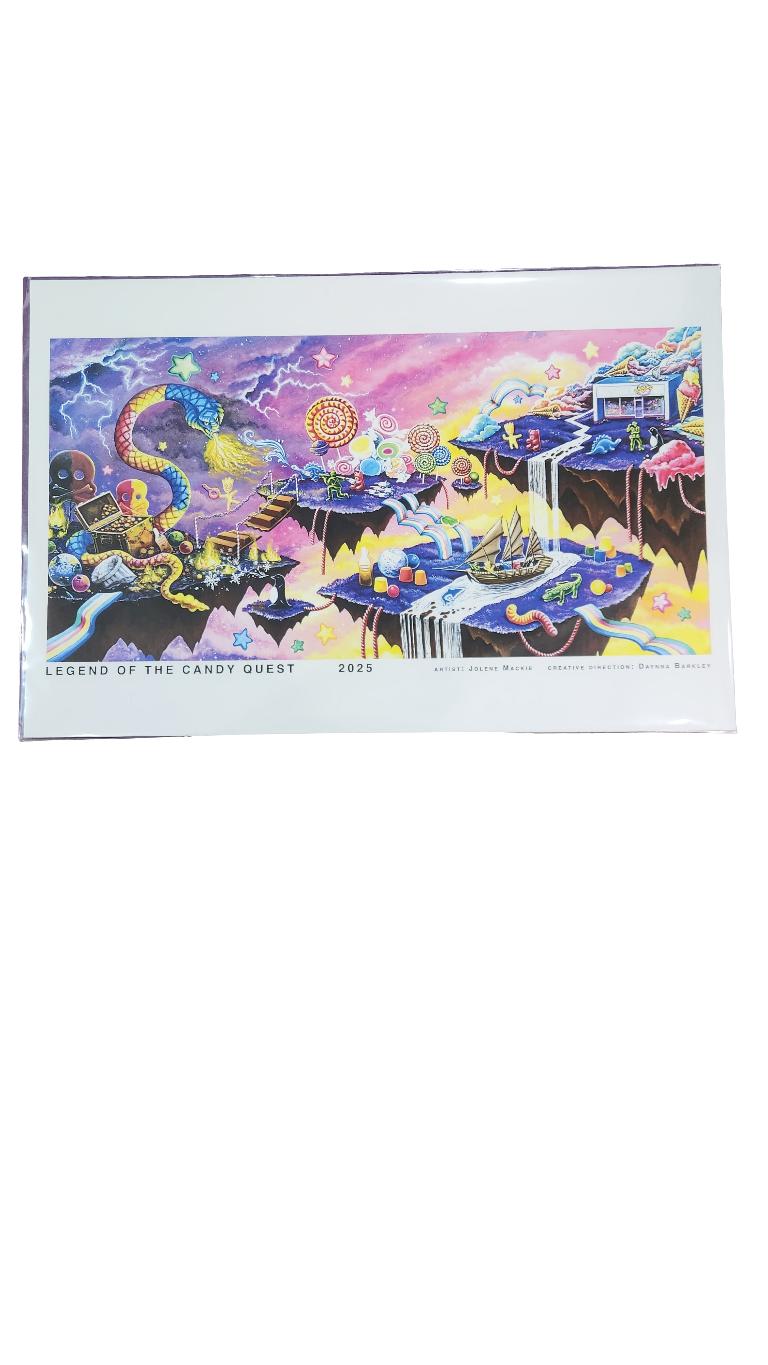 Legend of the Candy Quest Print