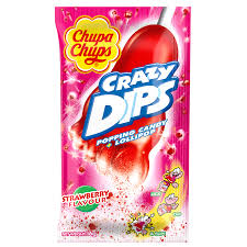 Chupa Chups Strawberry Crazy Dips (14g)