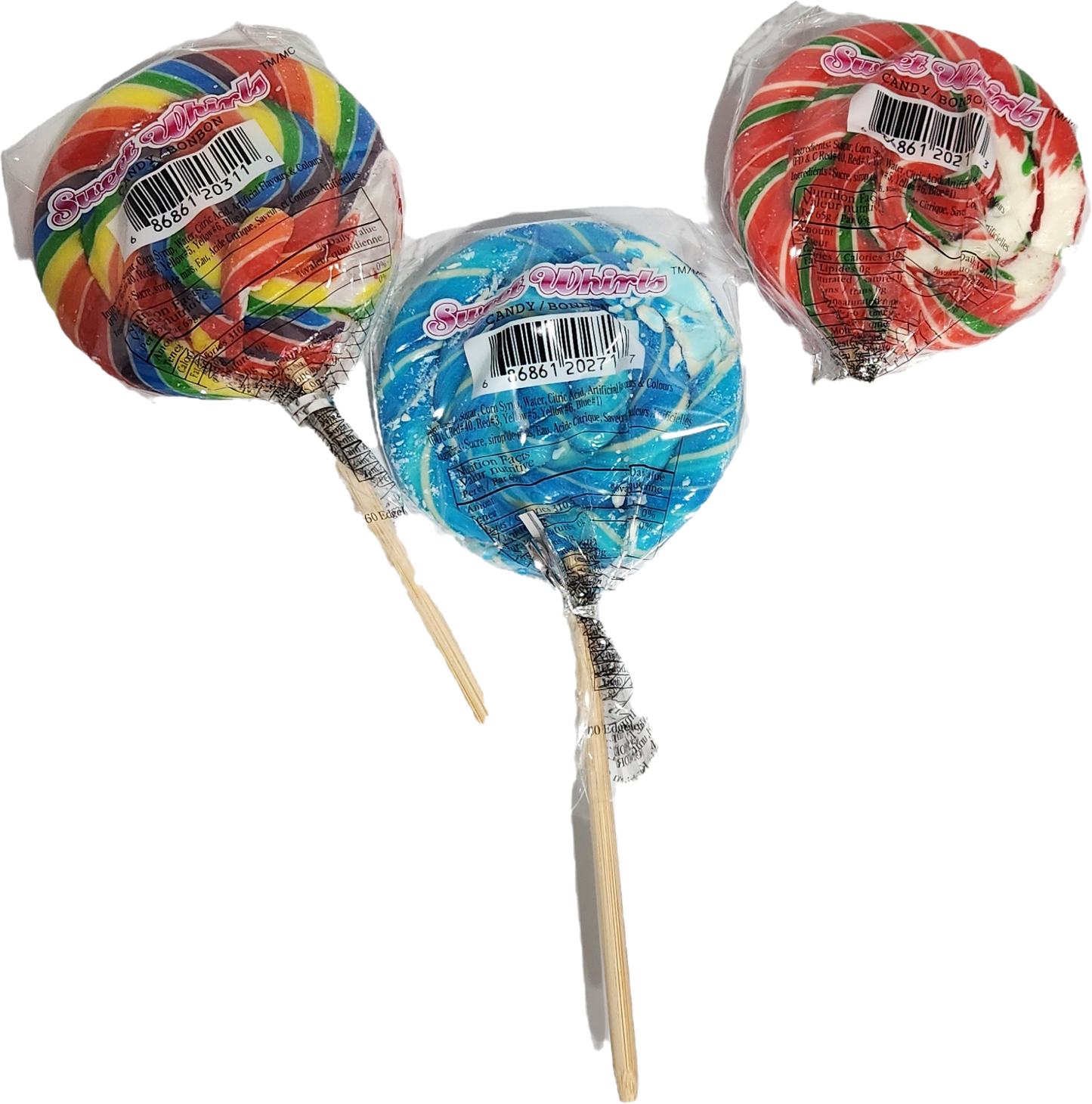 Sweet Whirl Damaged Lollipop