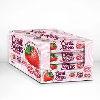 Creme Savers Strawberries and Creme