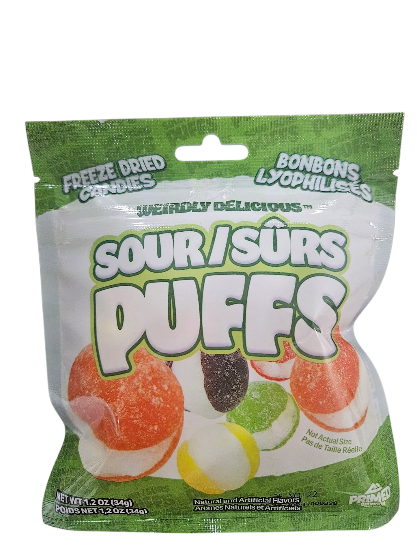 Primed Warrior Freeze Dried Sour Puffs (34g)