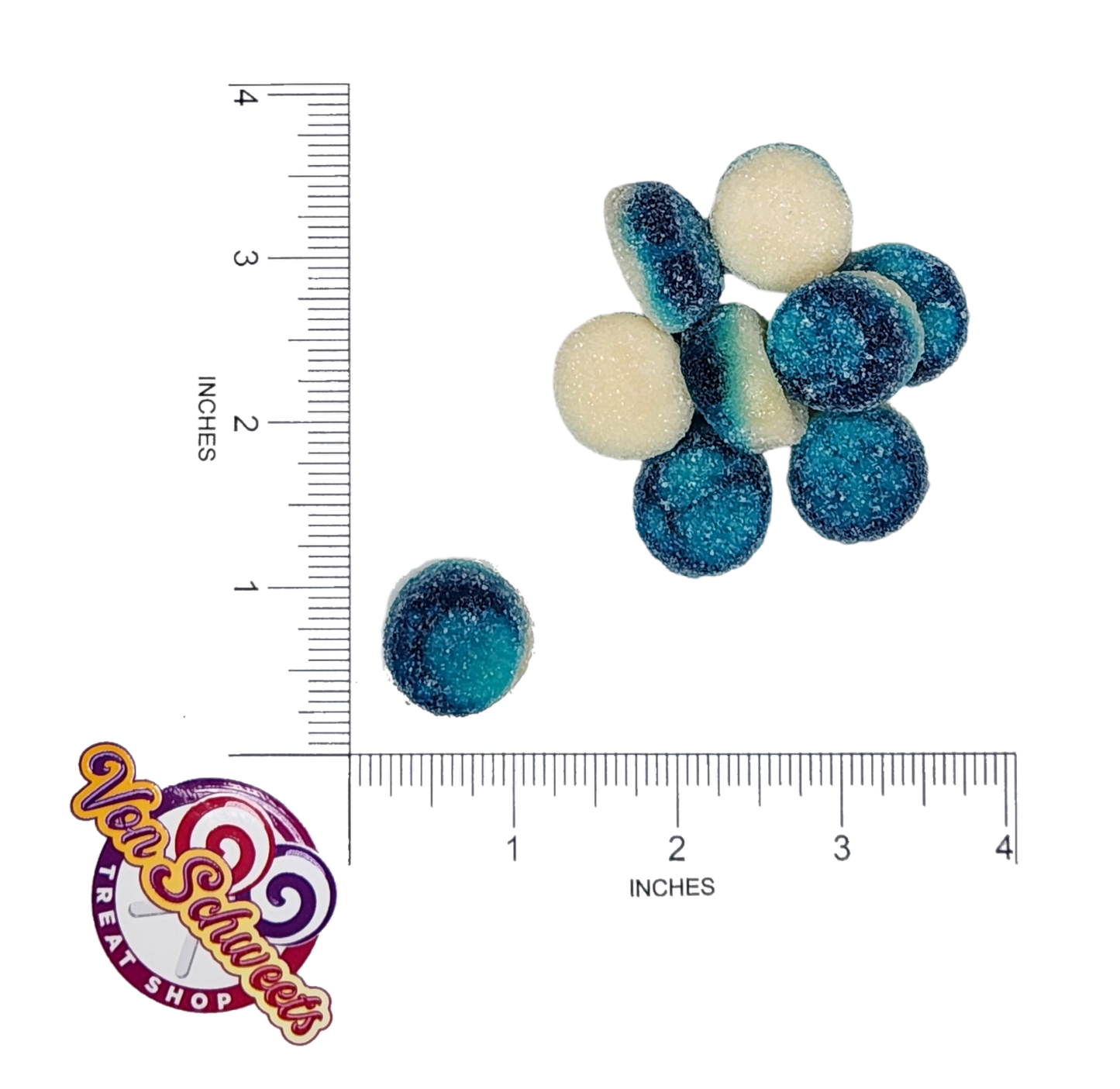 Sour Blue Raspberry Tarts (50g)