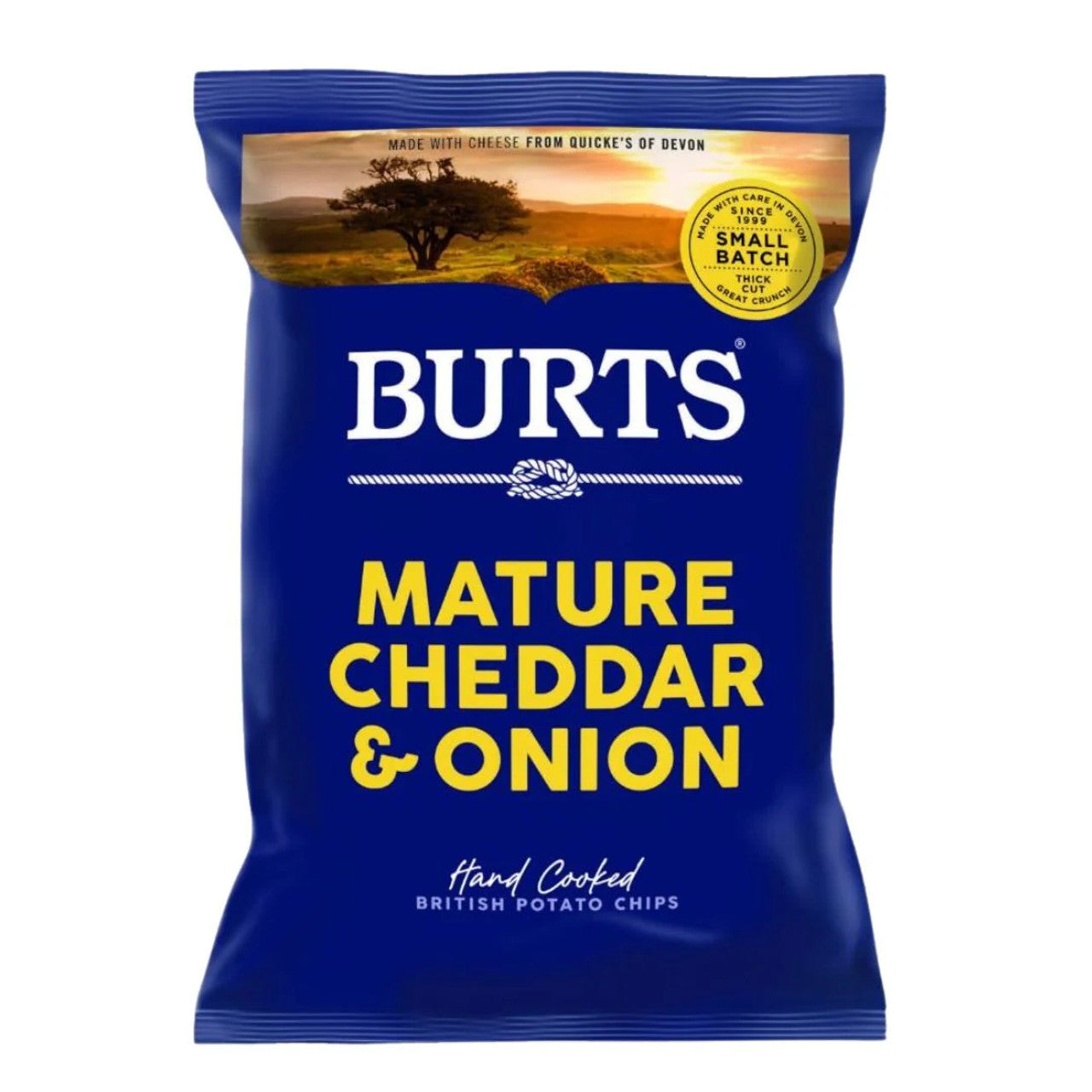 Burts Mature Cheddar & Onion Crisps (150g)