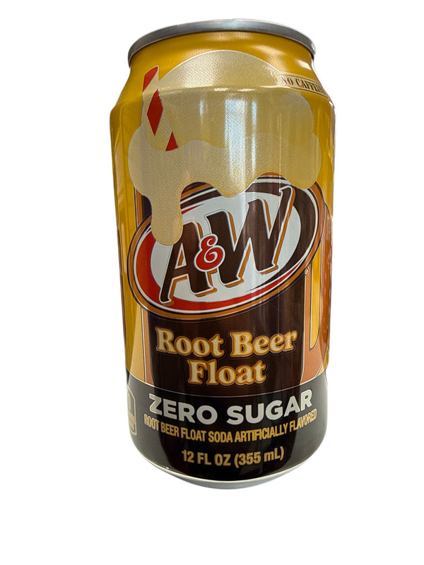 A&W Zero Sugar Roor Beer Float Soda (355ml)