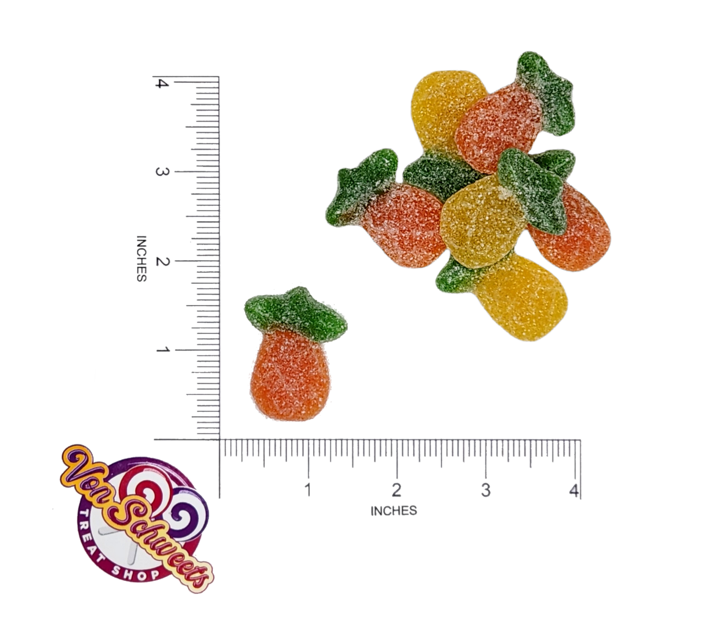 Sour Pineapples (50g)