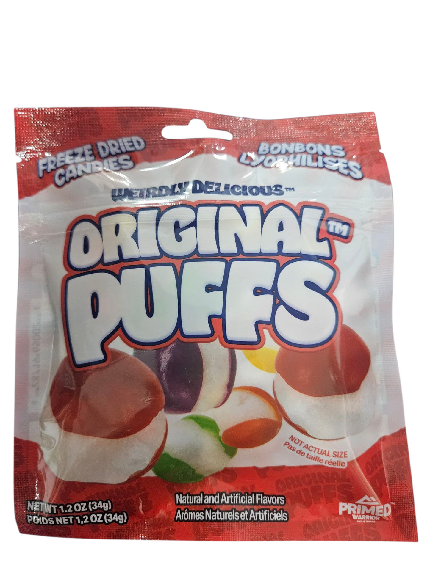 Primed Warrior Freeze Dried Original Puffs (34g)