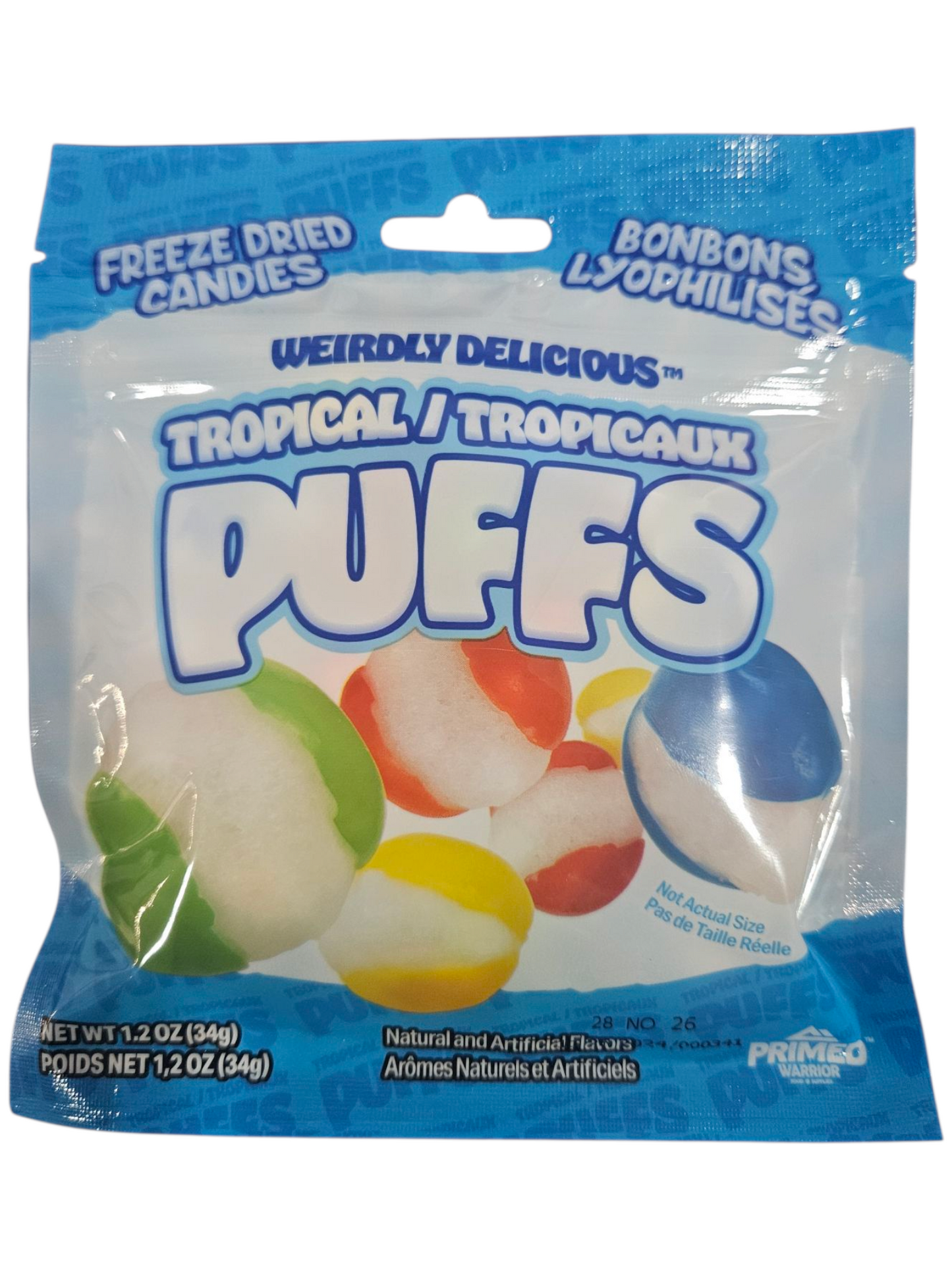 Primed Warrior Freeze Dried Berry Puffs (34g)