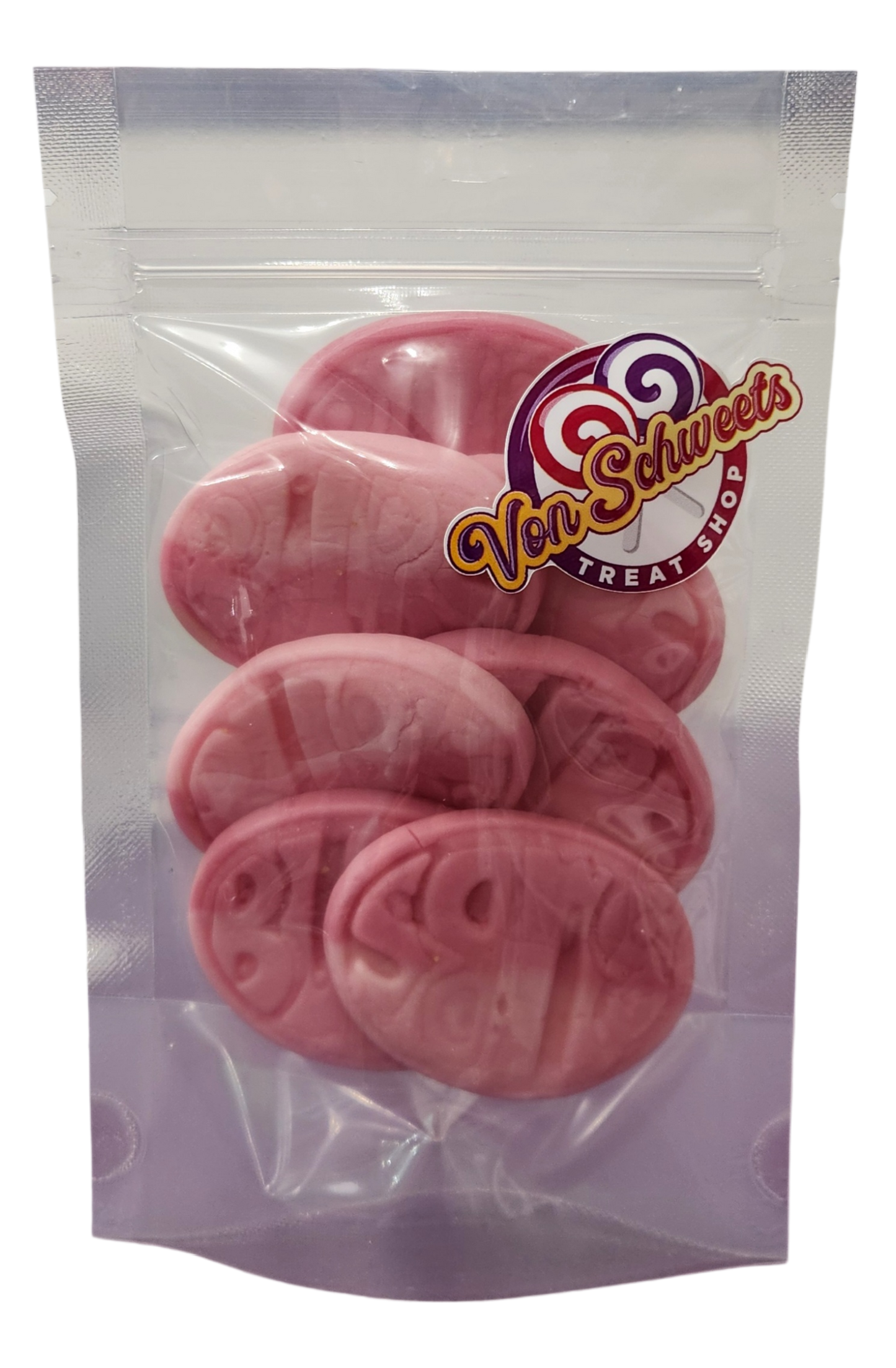 Bubs Giant Strawberry Pomegranate Squishy Ovals (100g)