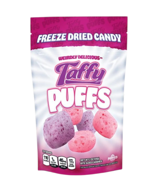 Primed Warrior Freeze Dried Taffy Puffs (56g)