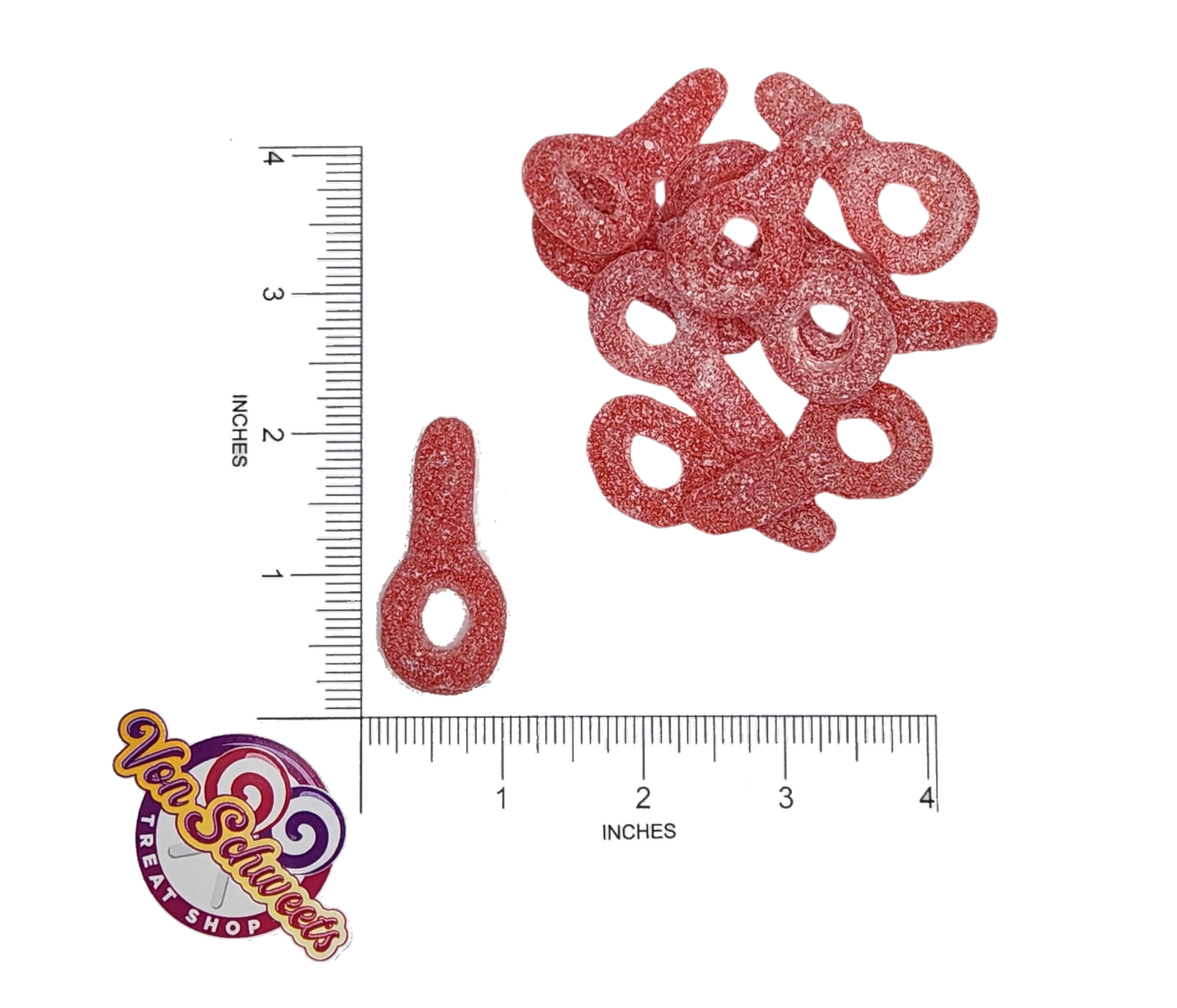 Sour Strawberry Keys (50g)