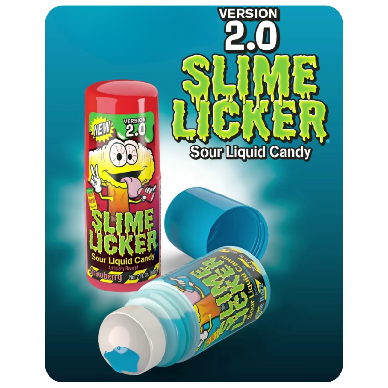 Toxic Waste Slime Licker Blue Razz & Strawberry (60ml)