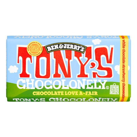 Tony's White Ben & Jerry's Strawberry Cheesecake (180g)