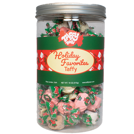 Taffy Town Holiday Favorites Canister (510g)