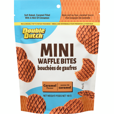 Caramel Mini Waffle Bites (160g)