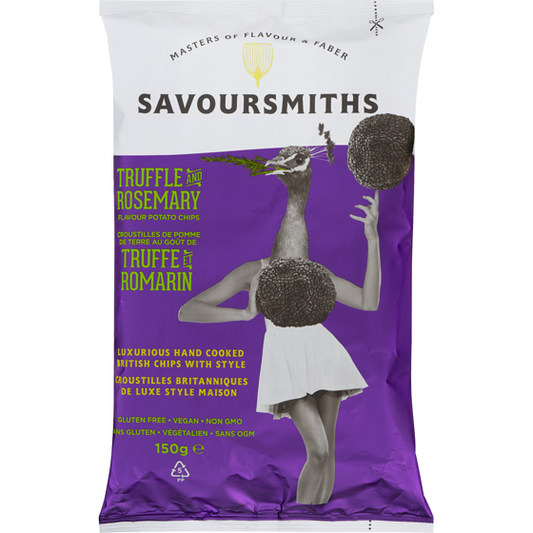 Savoursmith Truffle and Rosemary Crisps (150g)