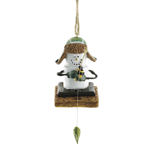 Ganz Toasted S'mores Ice Fishing Ornament