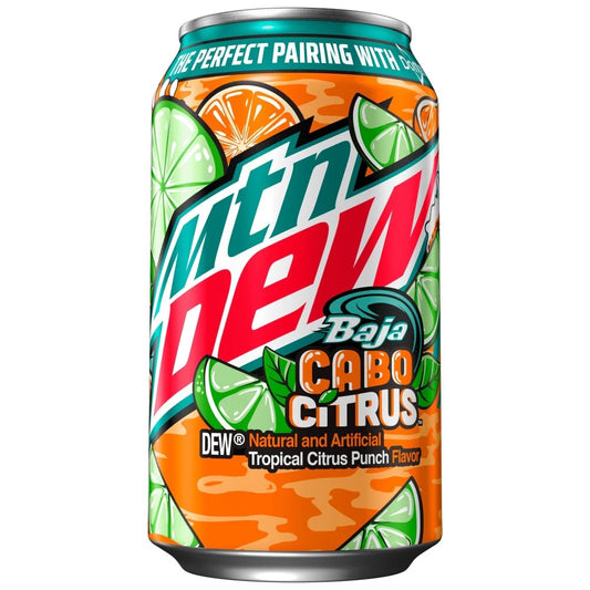 Mountain Dew Baja Cabo Citrus Soda (355ml)