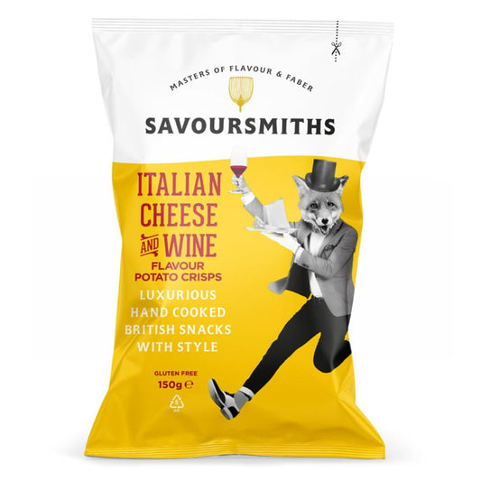 Savoursmith Italian Cheese and Wine Crisps (150g)