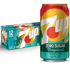 7up Tropical Soda Zero Sugar (355ml)