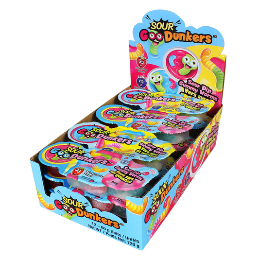 Sour Goo Gummy Worm Dunkers (60g)