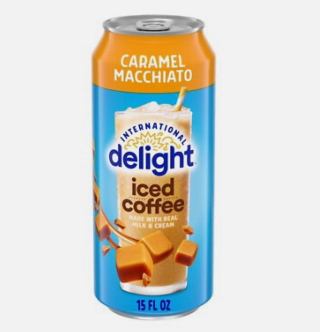 Caramel macchiato Iced Coffee Beverage
