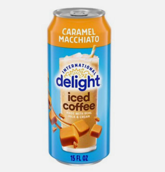 Caramel macchiato Iced Coffee Beverage