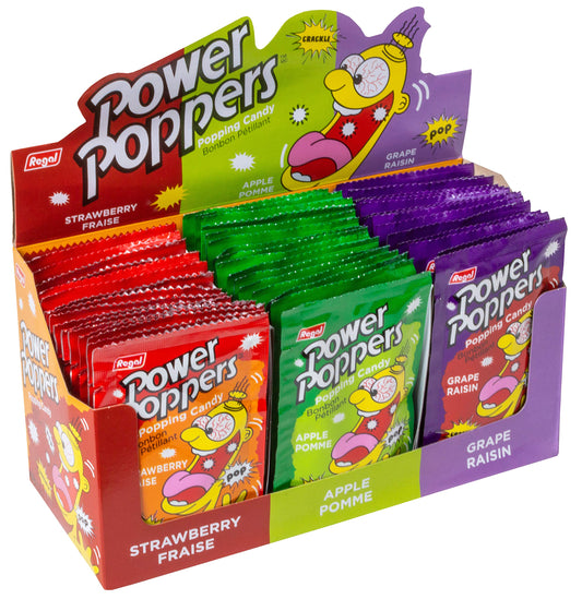 Power Poppers Assorted Exploding Candy (5.5g)