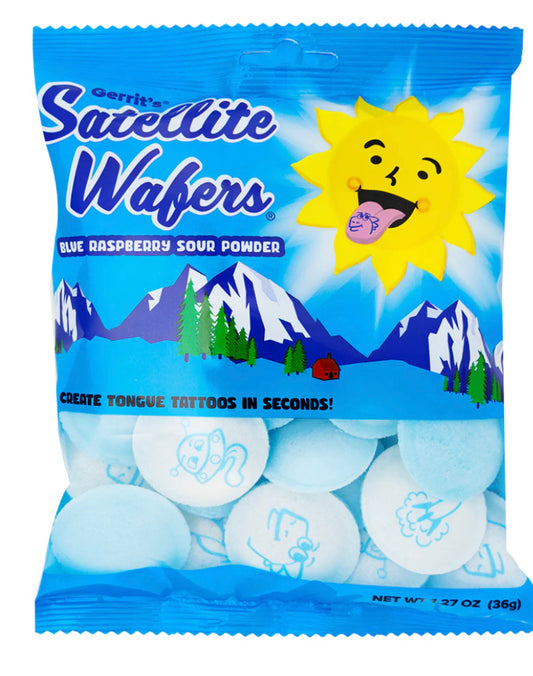 Tattoo Satellite Wafers Sour BlueRaspberry
