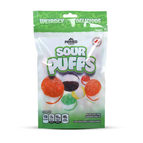 Primed Warrior Freeze Dried Sour Puffs (100g)