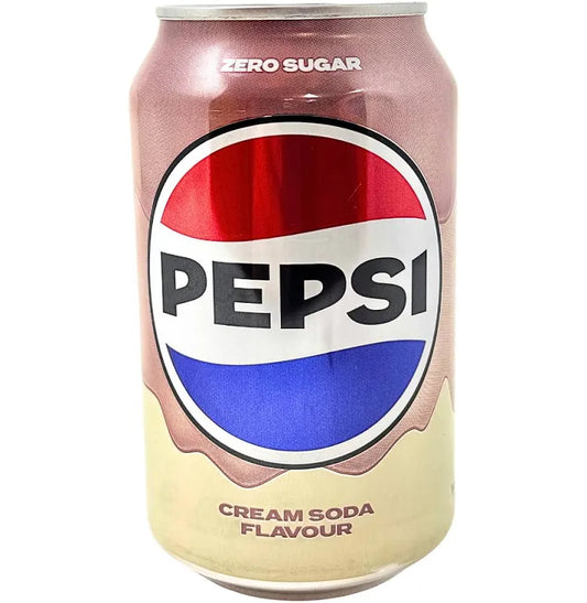 Pepsi Zero Sugar Cream Soda (330ml)