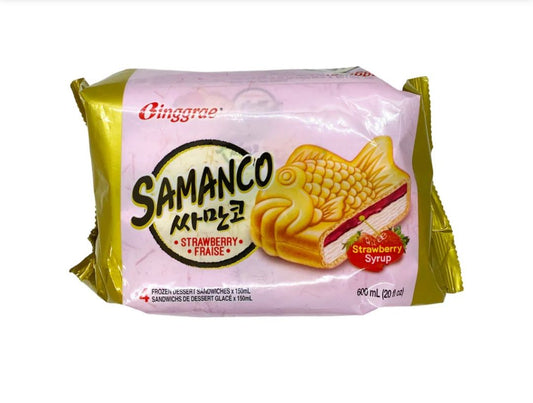 Samanco Strawberry Frozen Dessert Sandwich (150ml)