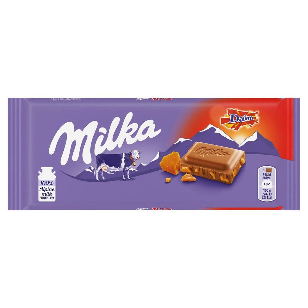 Milka Daim/Crunchy Caramel (100g)