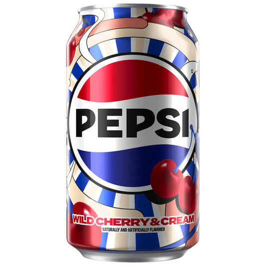 Pepsi Wild Cherry & Cream Soda (355ml)