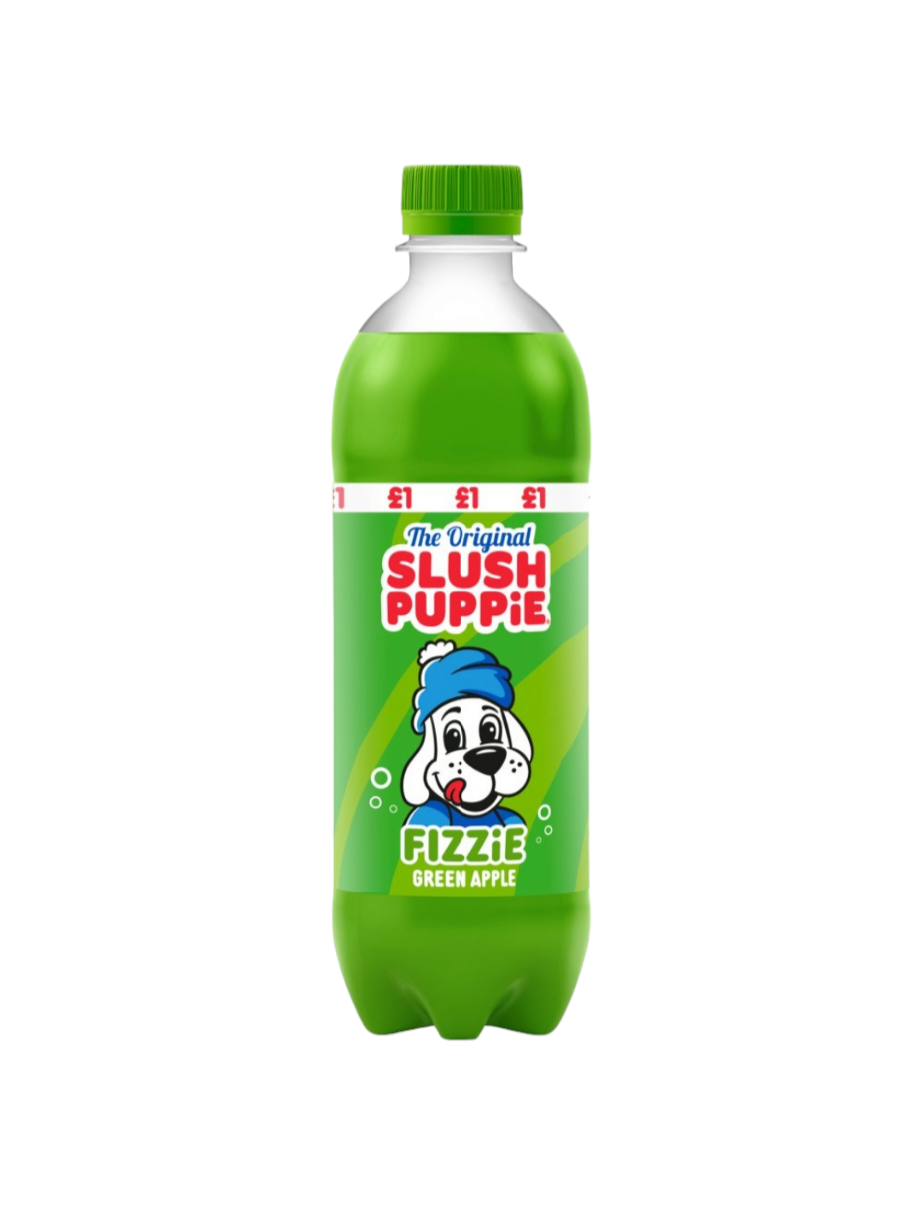 Slush Puppie Fizzie Green Apple Soda (500ml)