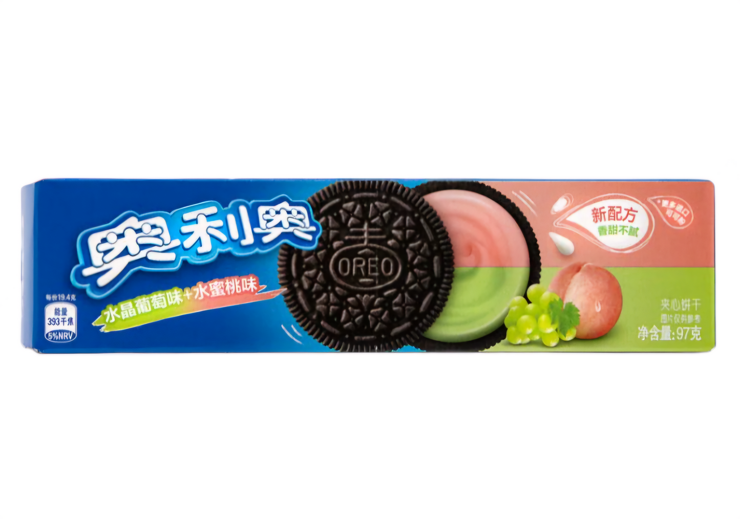 Oreo Grape and Peach Double Fruit Cookies (97g)