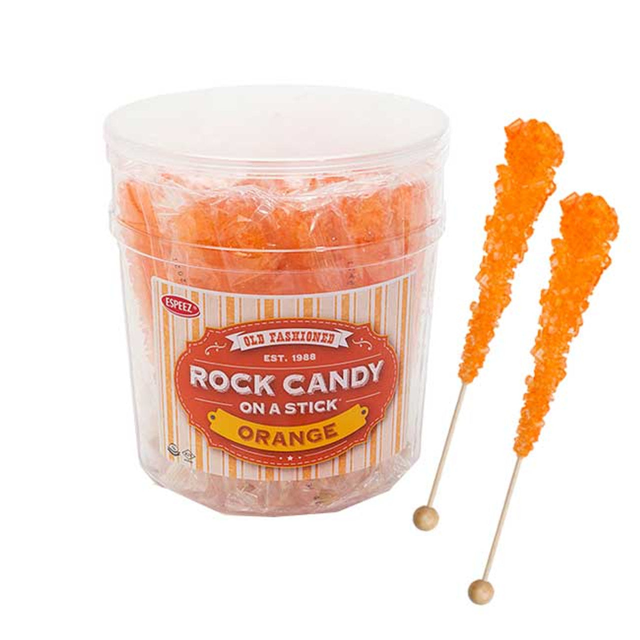 Rock Candy Lollipop Orange (22g)