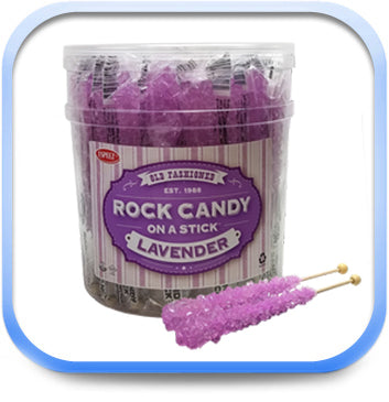 Rock Candy Lollipop Lavender (Tutti Frutti) (22g)