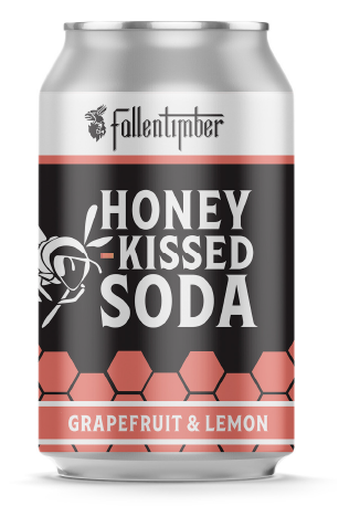 Fallentimber Honey-Kissed Grapefruit & Lemon Soda (355ml)