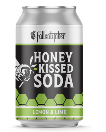Fallentimber Honey-Kissed Lemon & Lime Soda (355ml)