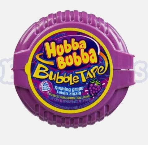 Bubble Gum Tape Hubba Bubba Gushing Grape (56g)