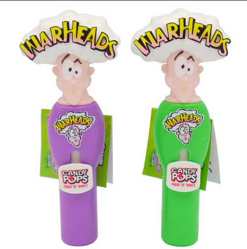 Warheads Push N Twist Candy Pops (8g)